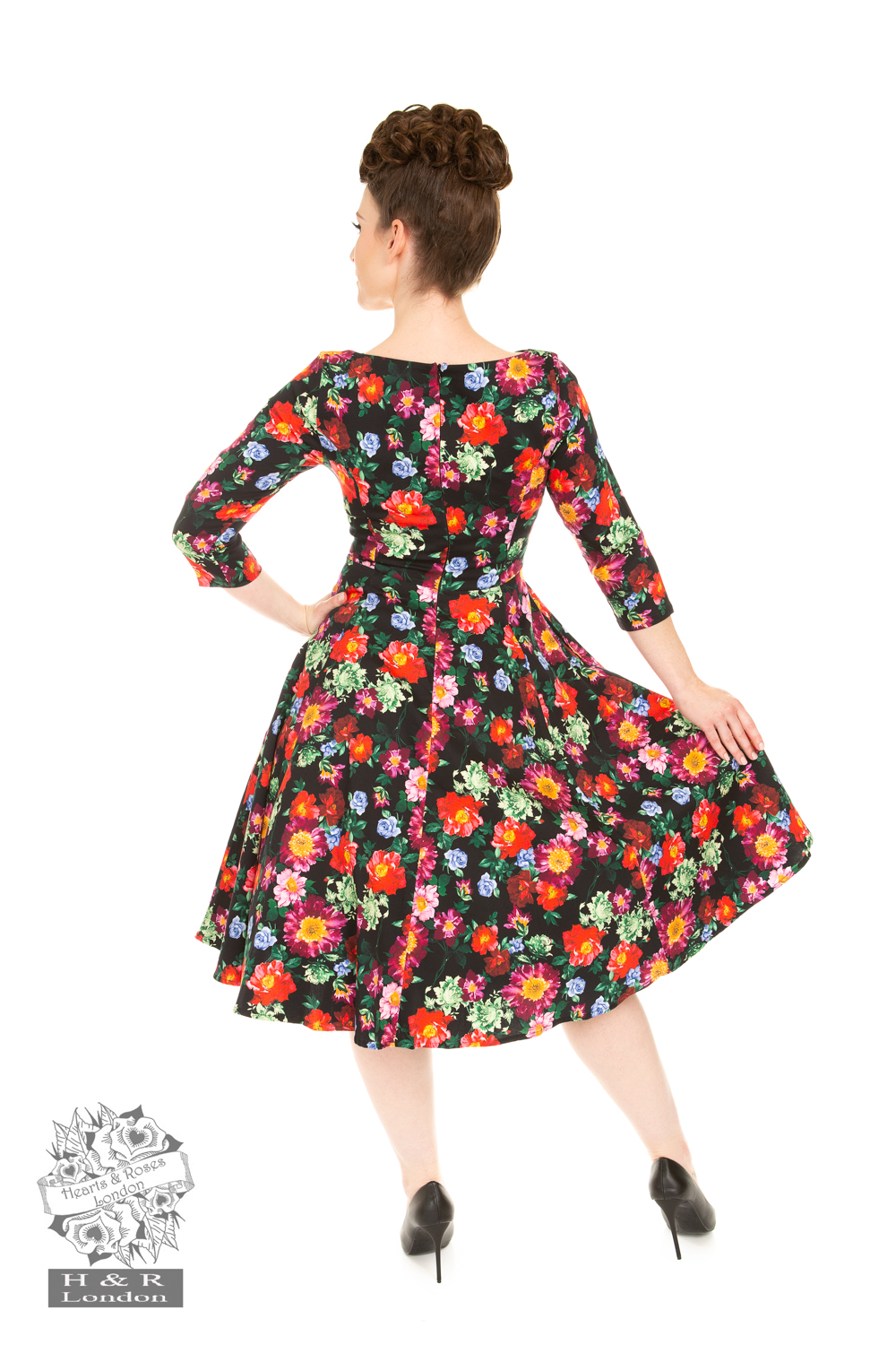 Jessica Floral Swing Dress